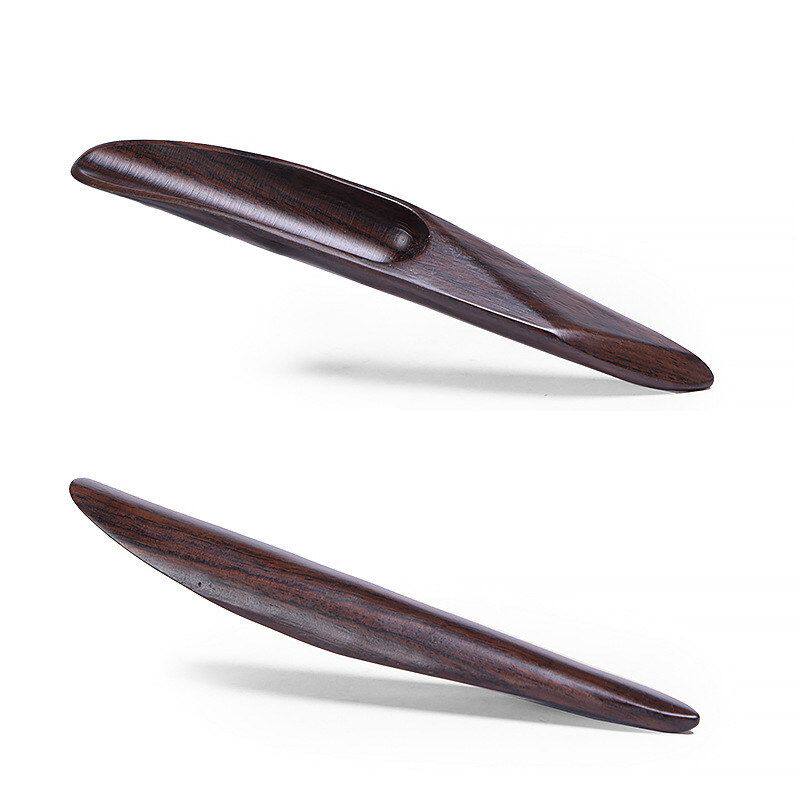 茶黑檀木茶实木夹六花梨木君子