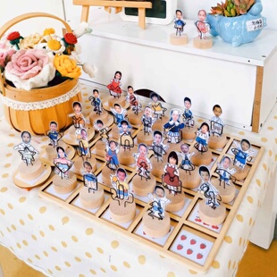 幼儿园晨检喝水签到台摆件小中班自主打卡规则牌区域环创光盘行动