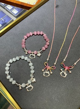 女生足银时尚百搭防过敏手链