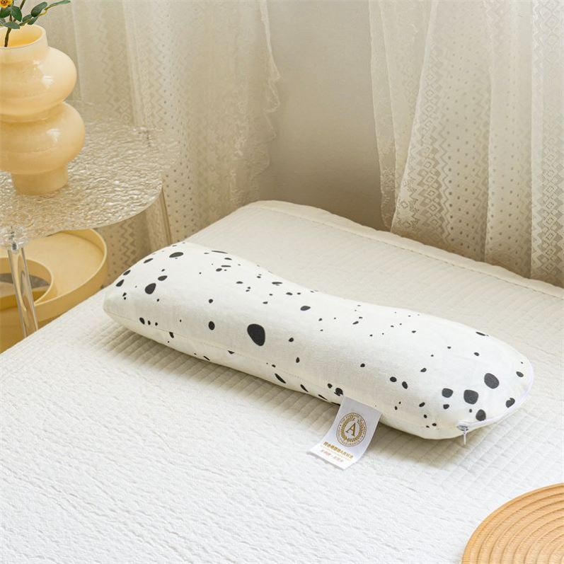 纯棉颈椎枕头反弓变直护颈椎助睡眠荞麦枕支撑脖子疼痛专用牵引枕