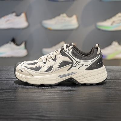 李宁CF溯林影男女户外徒步鞋2025秋季新款缓震回弹休闲鞋AHTV033