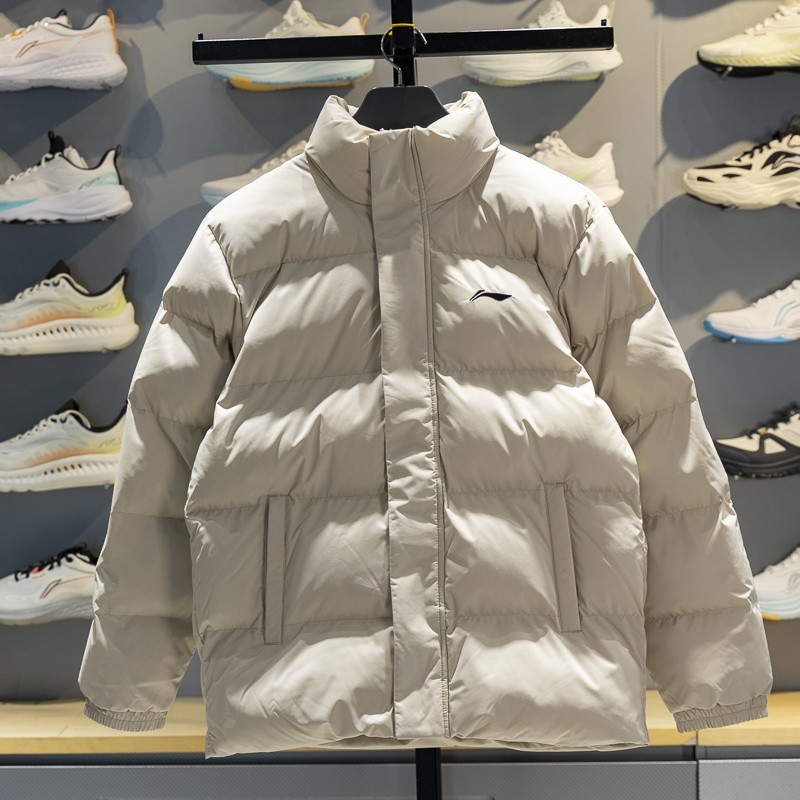 李宁短款棉服男子2025秋冬新款加厚保暖防风立领运动外套AJMV307,运动服/休闲服装,运动棉衣,淘宝优惠券,粉丝福利购,淘宝优惠卷