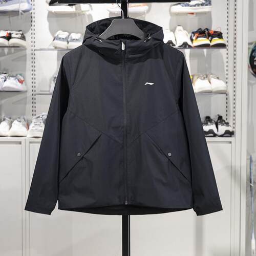 2025新品李宁健身系列女子防泼水防风透湿宽松运动风衣AFDV062