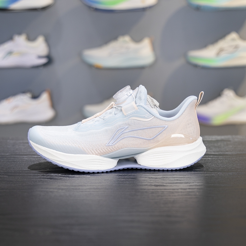 李宁男女大童超轻22跑步鞋2025夏季新款轻量高回弹运动鞋YKFV042