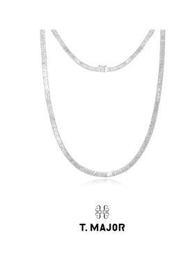 山茱萸系列 LOGO编织链条细项链