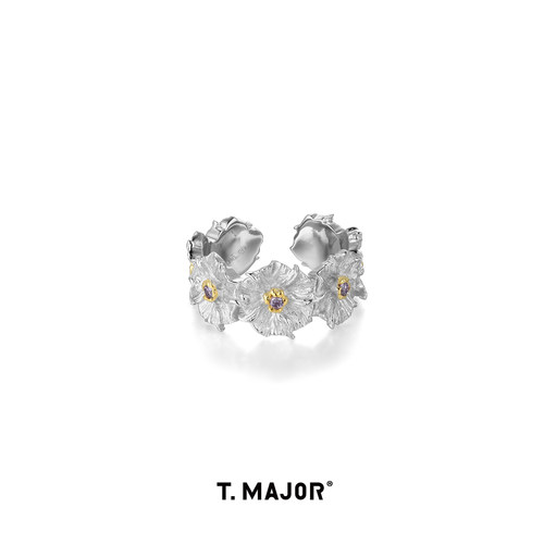 T.MAJOR925银礼物戒指纯银女