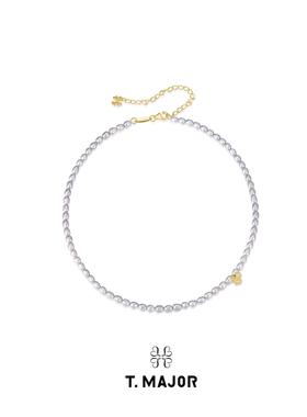 山茱萸系列真多麻金色花朵项链