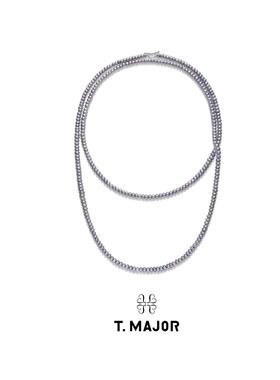 山茱萸系列淡水扁珠长项链