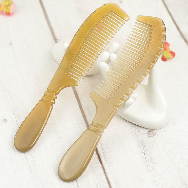 和美天然正品牛角梳子家用减静电护发头梳男士梳子儿童牛角梳