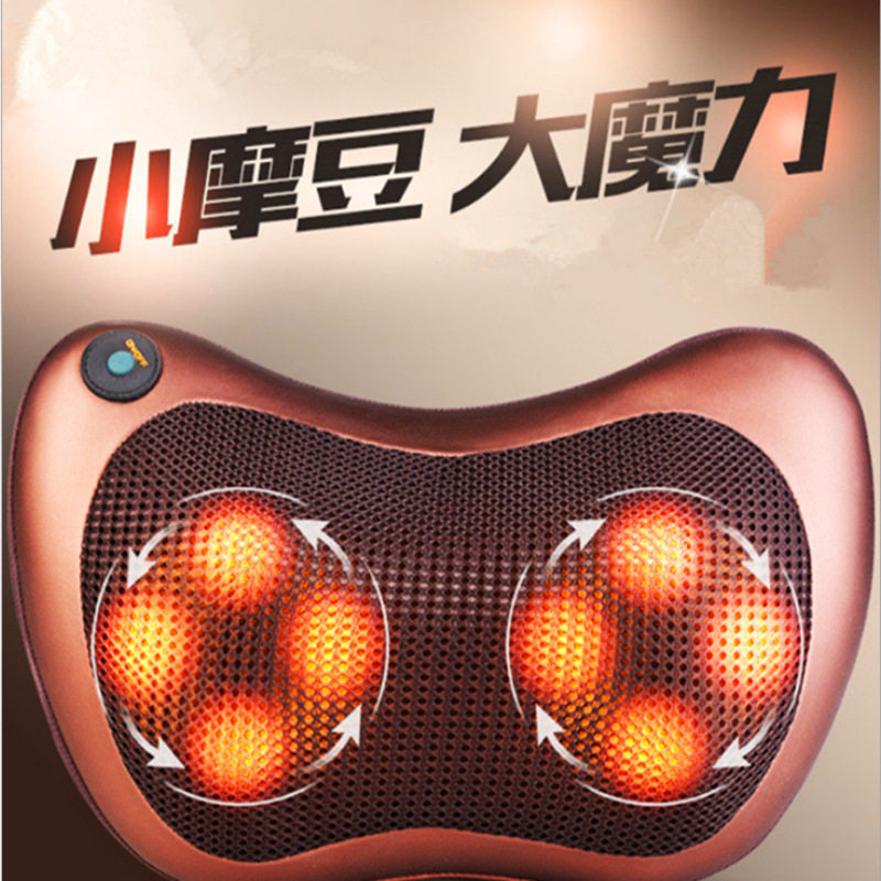 智能肩颈椎按器仪颈部多功能家用电动按枕头车载靠枕厂家直销