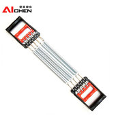 弹簧两用拉力器扩胸器彩色塑柄拉力器可调节多功能拉伸器握力器