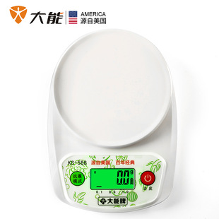 塑料玻璃不銹鋼廚房秤 大能廚房秤0.1g廚房秤電子稱新款