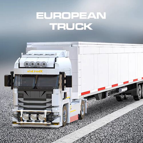 拖挂适用于乐高消防车集装箱模型