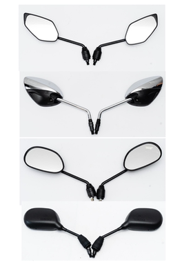 雅马哈125福喜福颖赛鹰巡鹰旭鹰巧格plus后视镜电镀反光镜倒车镜