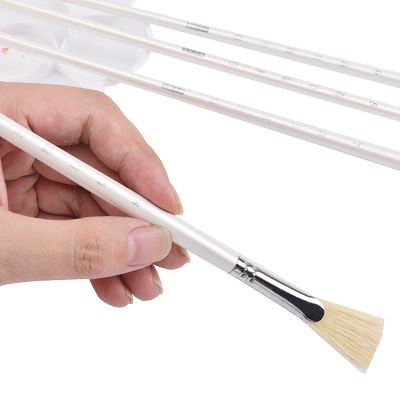 青竹流光白单支画笔美术生专用