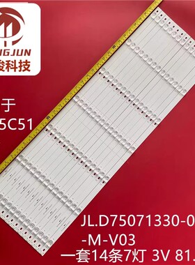 适用东方中灯条JL.D75071330-020GS-M_V01 75PA 14*7 DS-75IWMS