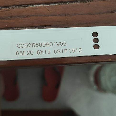 组装65寸CC02650D601V05 65E20 6X12 6S1P 1910灯条液晶背光LED