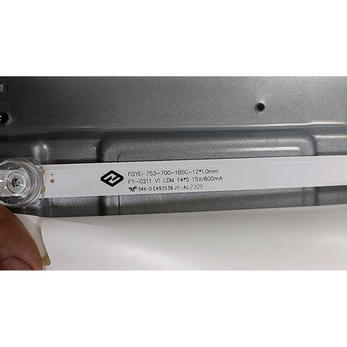 70寸FOYE-753-700-1B5C*12*1.0MM FY-0211 V1 LDM 14*5 15V/600MA