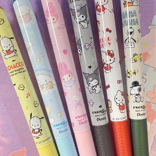 日本派通三丽鸥限定款速干中性笔