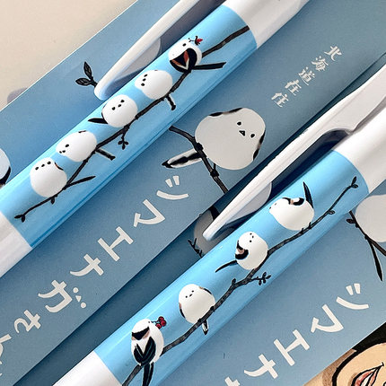 新版北海道小胖鸟限定日本zebra斑马JJ15中性笔稀有水笔0.5蓝黑笔