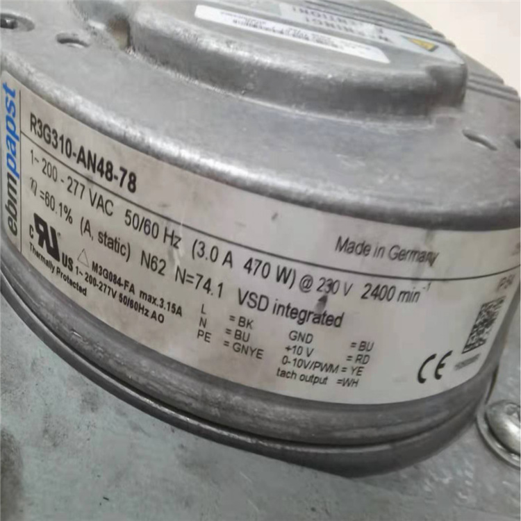 EBM供应变频器散热风机R4D500-AT03-01