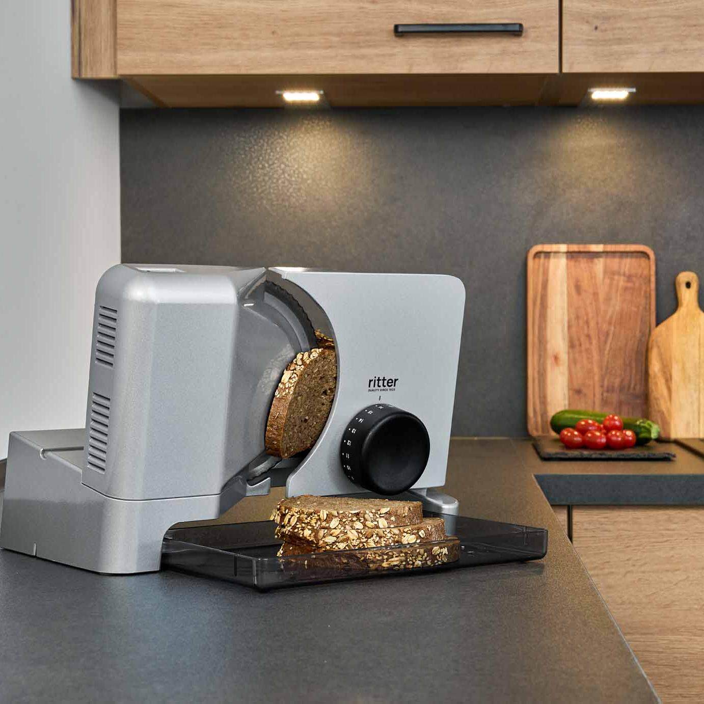 德国制造ritter电动切片机E16家用食品电动切割机切片机切菜器