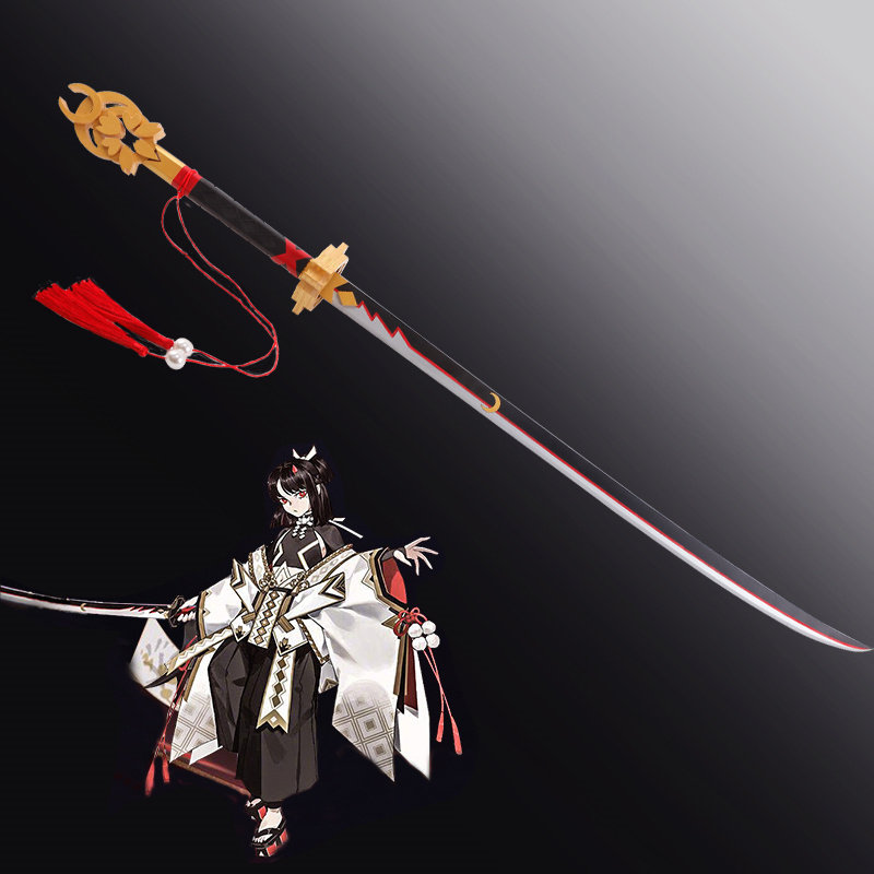 阴阳师鬼切cosplay道具天剑韧心sp鬼切刀不可开刃 奶切