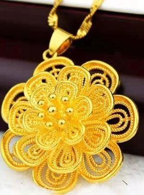 【福利！】大花朵项链山茶花项链时尚百搭 轻奢高级 手工打造-yy