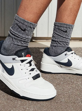 耐克男子复古低帮运动鞋经典舒适简约NIKE FULL FORCE FB1362-002