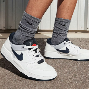 耐克男子复古低帮运动鞋经典舒适简约NIKE FULL FORCE FB1362-002