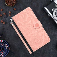 Apply the samsung Galaxy S26 / A15 A37 / A57 A27 / A16 / A17 / A22 / A36 S21 FE/S23 / S22 / S24 flower embossing phone sets Flip drop thumbnail 3