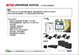 SV9100电话交换机16带220模拟分机 NEC