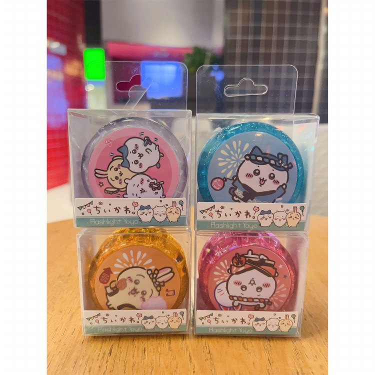 chiikawa吉伊卡哇发光溜溜球悠悠球 自嘲熊造型塑料玩具