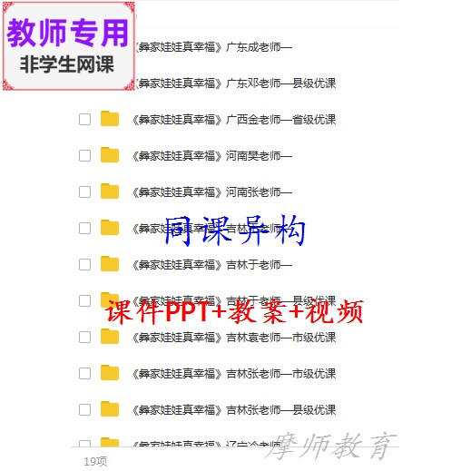 人音版音乐二上:彝家娃娃真幸福公开课全套课件教案ppt视频教师