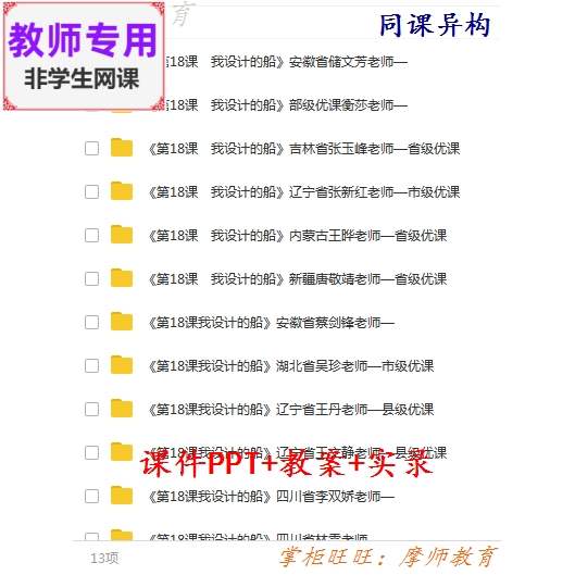 人美版美术四上《我设计的船》公开课全套课件教案PPT视频教师用