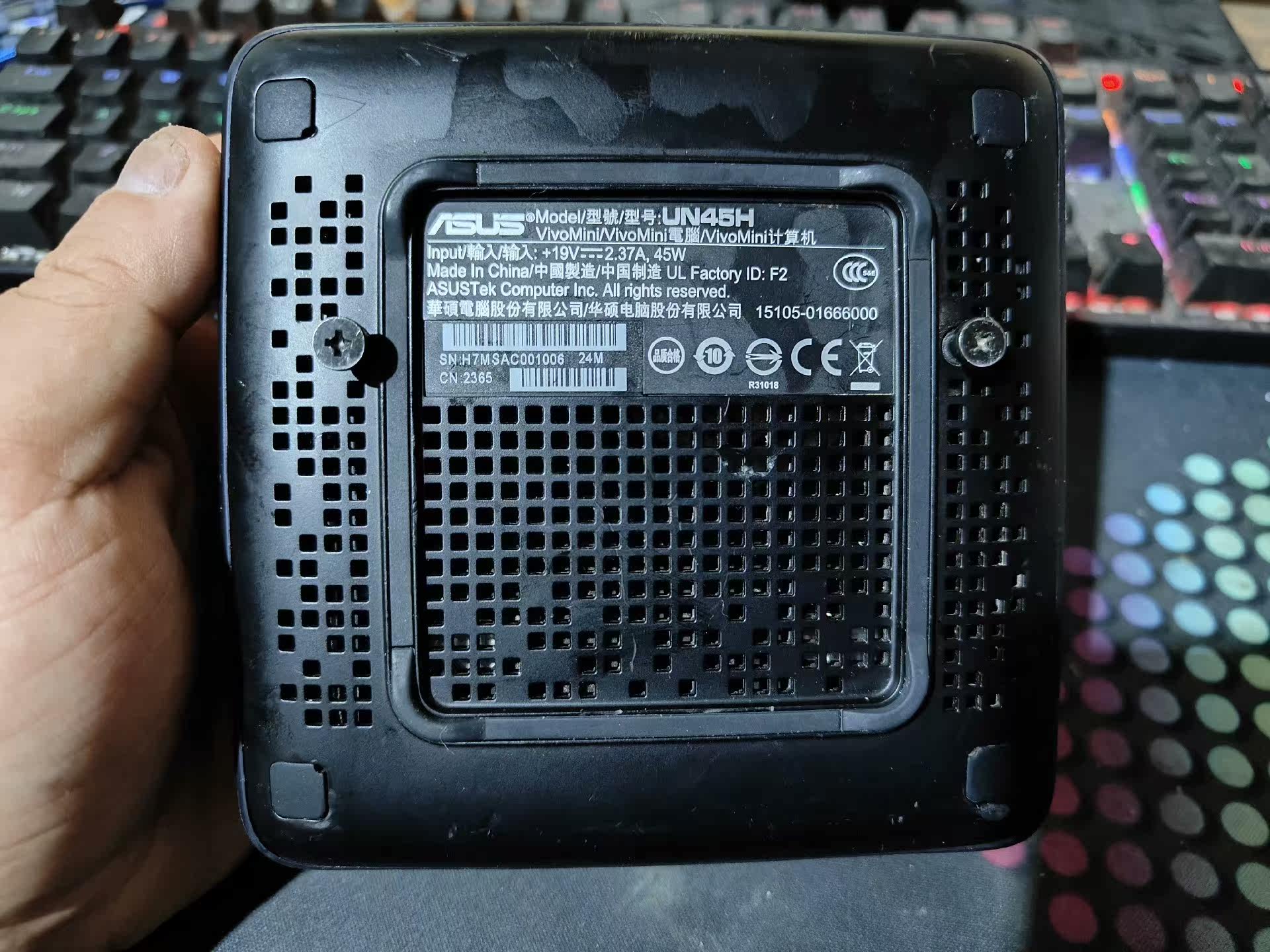议价（议价）华硕迷你主机UN45H  功能正常！预装win10专业版议价