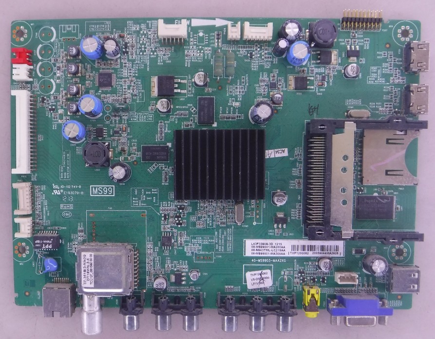议价原装TCL L43F3390A-3D主板40-MS9903-MAA2XG 屏LVF430SST议价