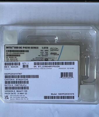 议价intel 英特尔 P4510 1T U2 NVME企业级服议价