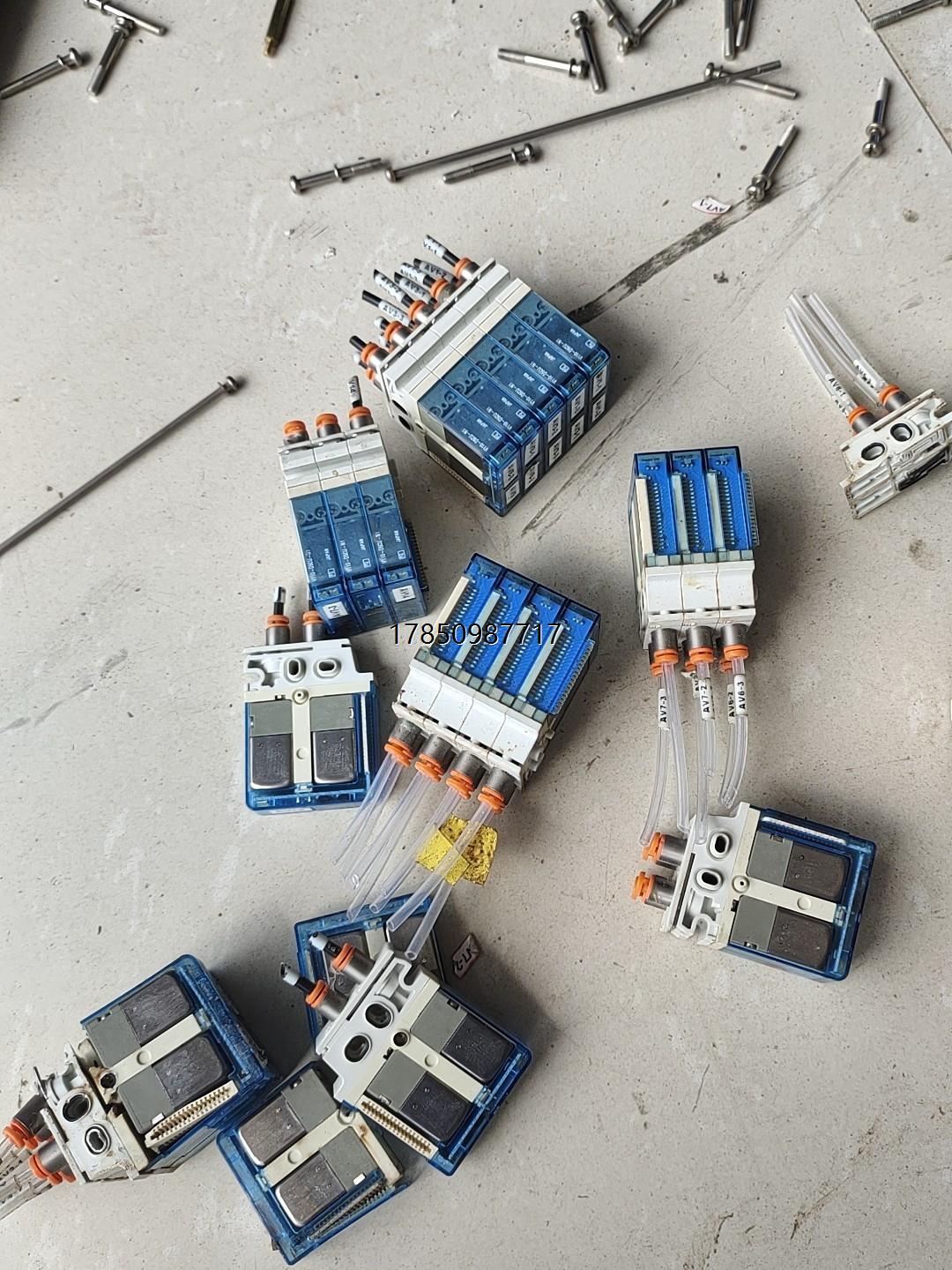 议价拆机dmc阀岛电磁v110-d5cu-n1有20几片吧，拆机议价