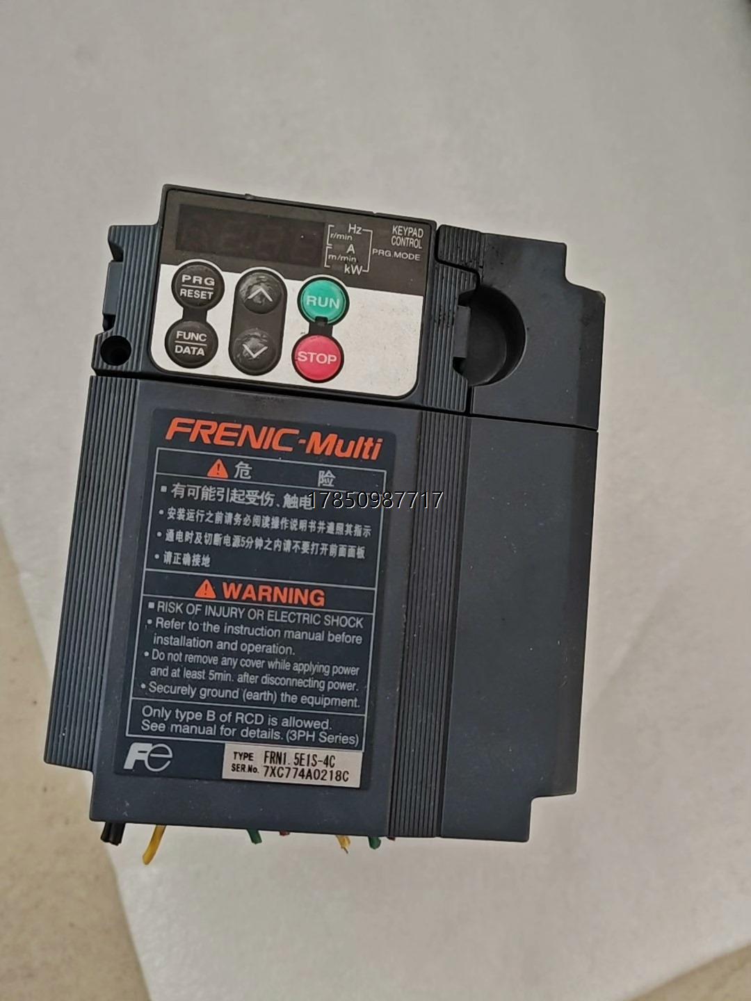 议价富士变频器1.5KW FRN1.5E1S-4C 原装拆机，已议价