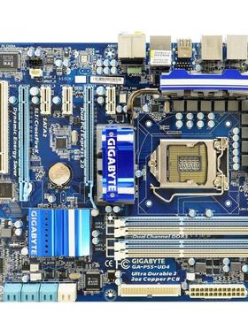 非实价议价议价 GA-P55-UD4 1156针主板支持i3530i5650750i7870cp
