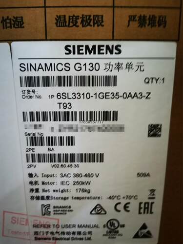 议价6SL3310-1GE35-0AA3-ZT93西门子全新现货议价