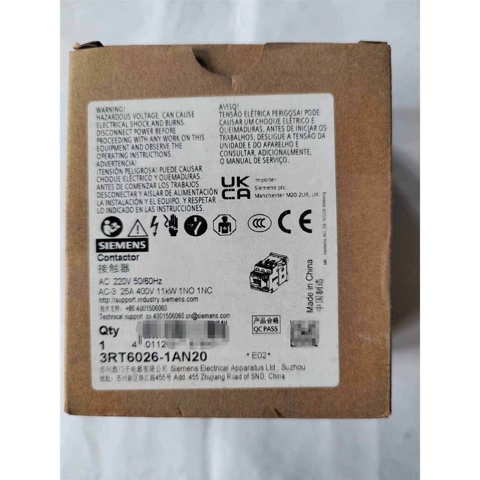 非实价议价议价SIEMENS交流接触器3RT6026-1AN20 拍前请询价议价