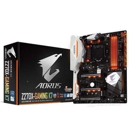 非实价议价议价AORUS Z270X-Gaming K7主板1151针支持i56600i7670