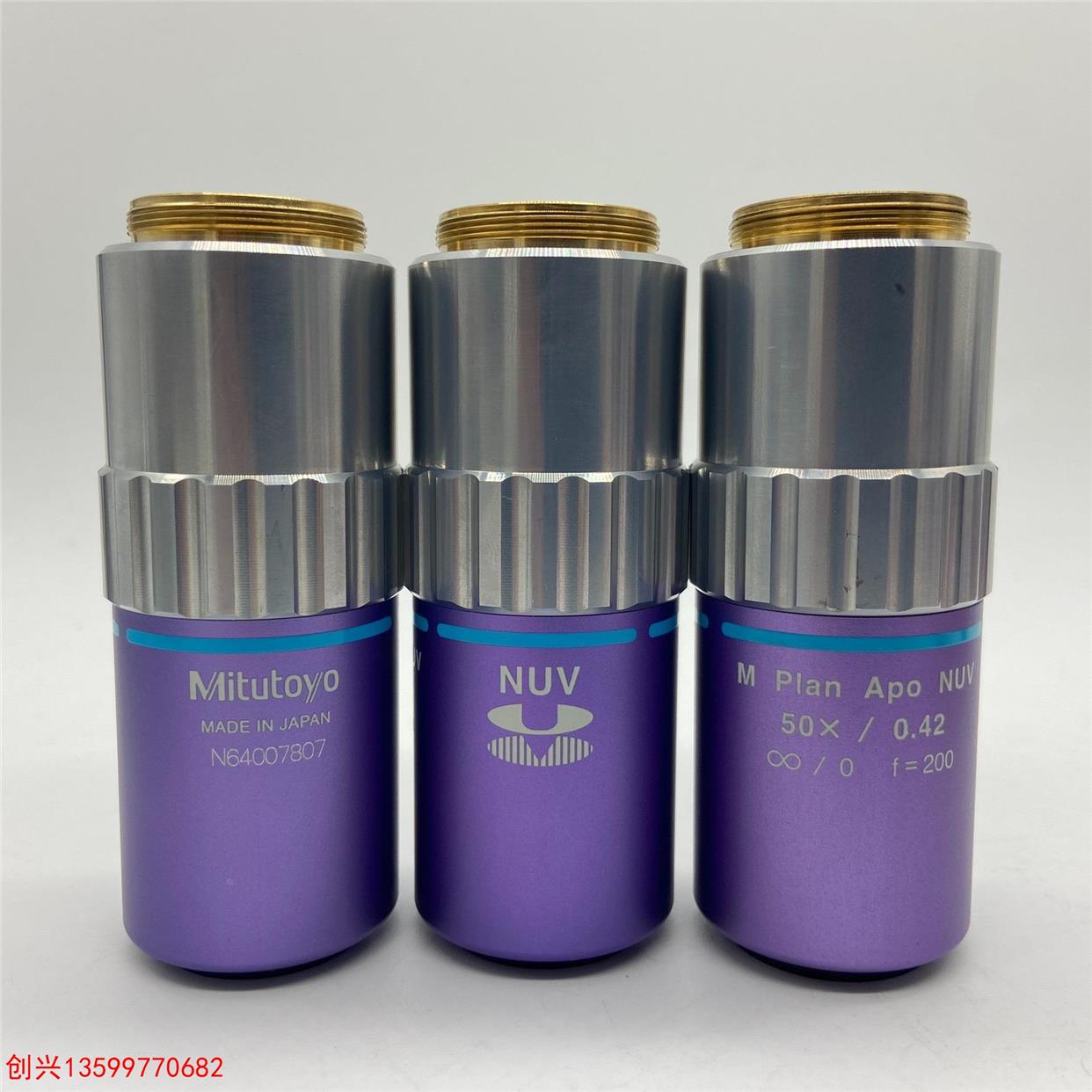 非实价议价议价【创兴工控】Mitutoyo三丰M Plan Apo NUV 50X/0议