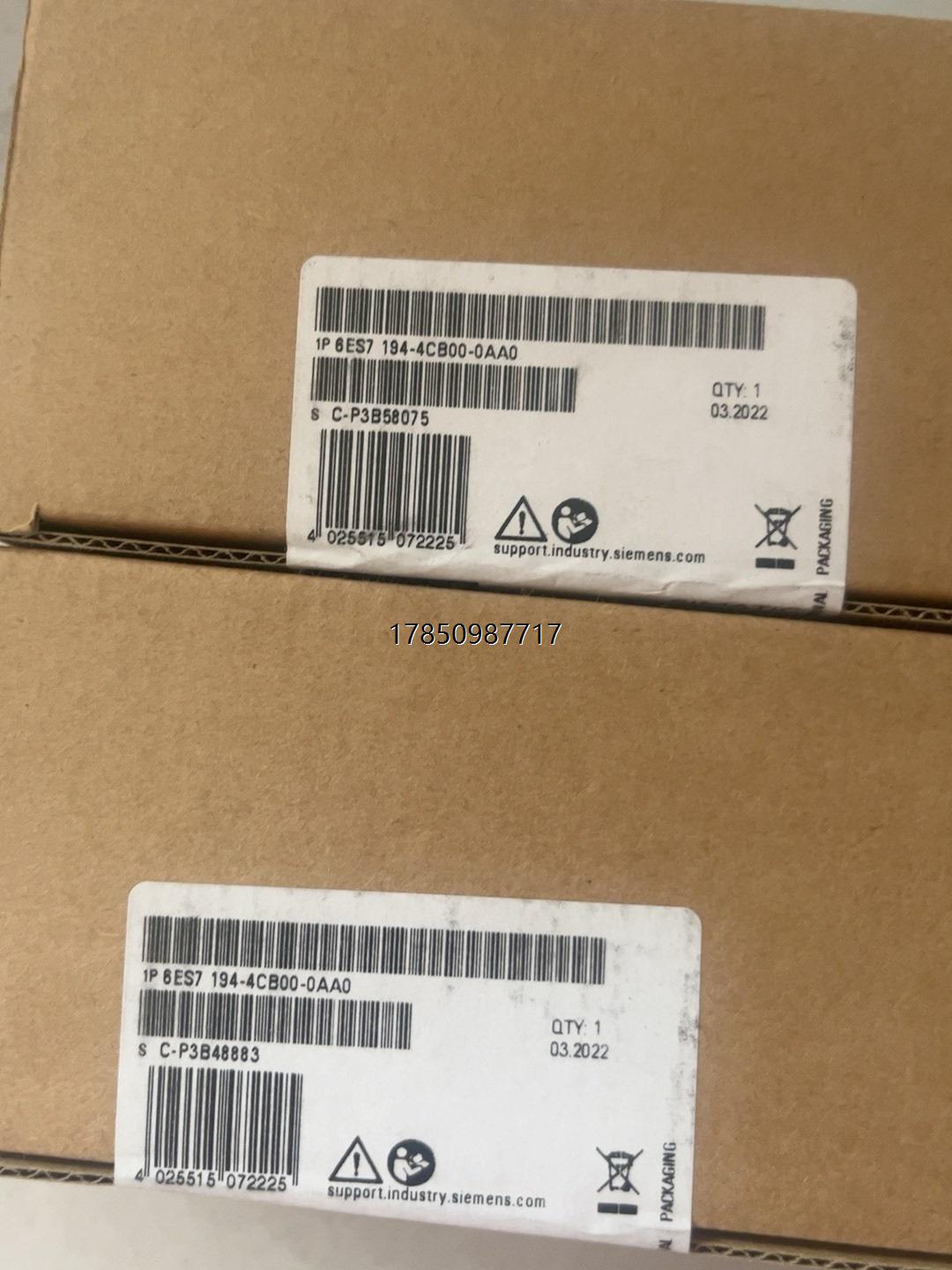 议价6ES7194-4CB00-0AA0全新原装正品未拆封议价