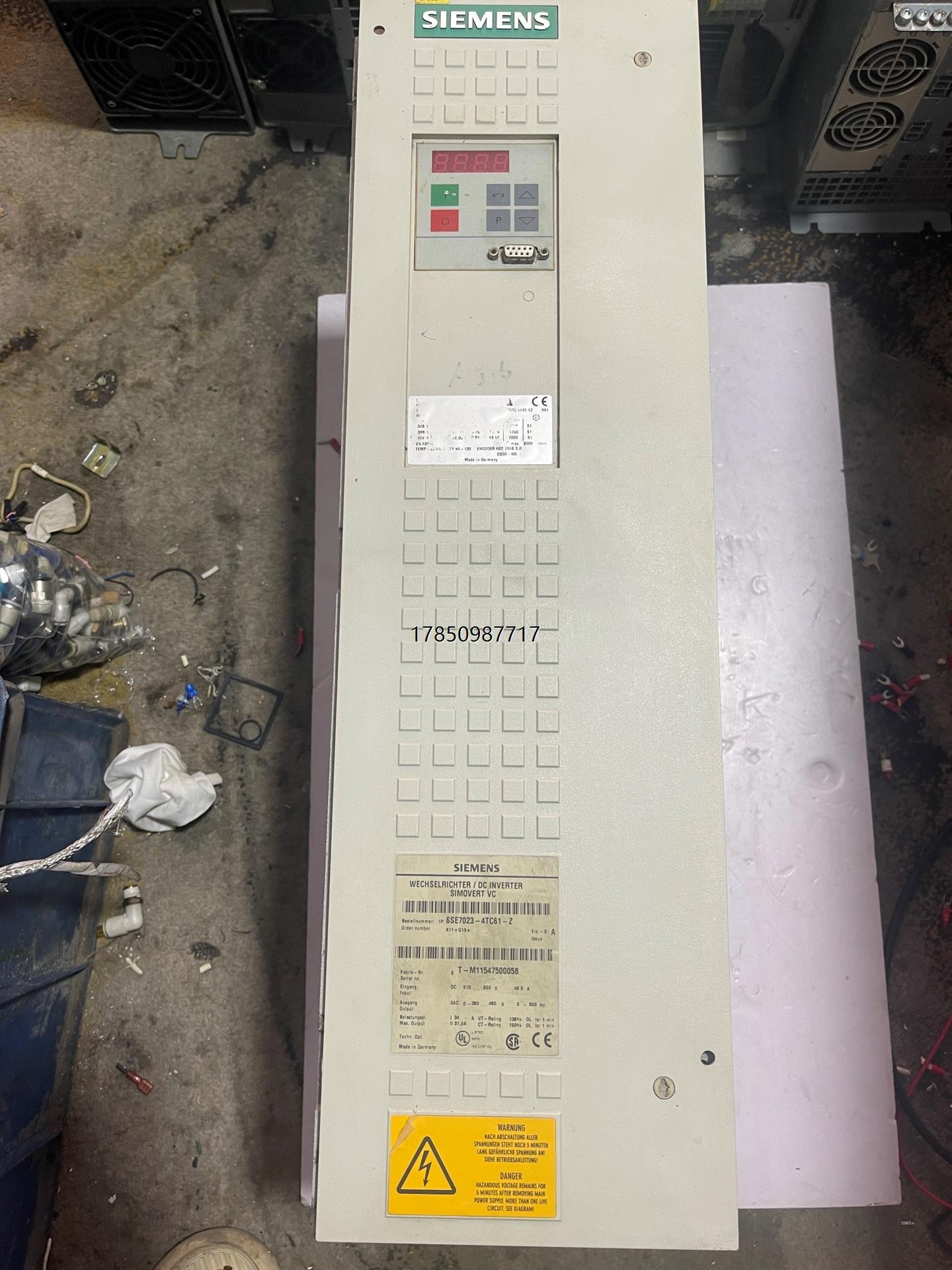 议价西门子变频器 6se7023-4tc61-z议价