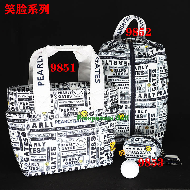 새로운 골프 핸드백 PG 여성용 소형 핸드백 액세서리 가방 스마일 시리즈 보관 가방 캐주얼 기타 가방 핸드백
