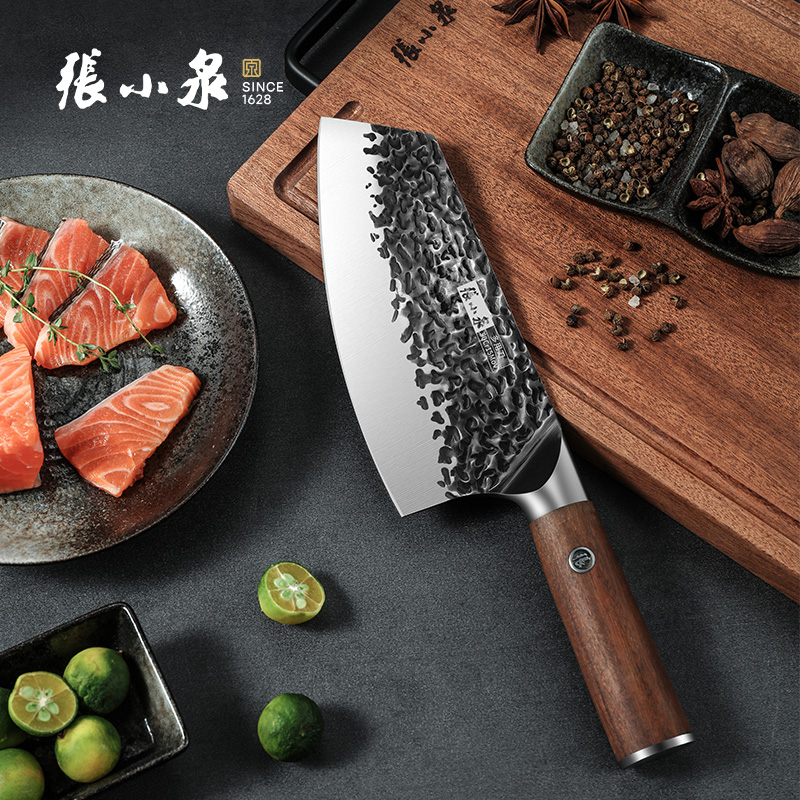 张小泉菜刀家用锻打斩切