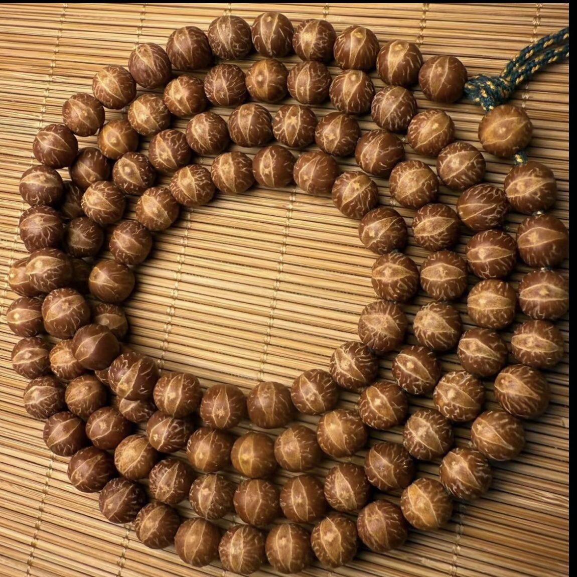 枣核脖挂手串酸枣凤眼菩提佛珠念珠文玩超小mm手持108国产